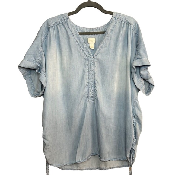 Chico's Light Blue Blouse - Picture 6 of 9